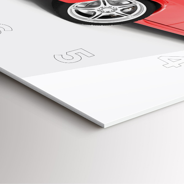 Orologio quadrato Auto sportiva