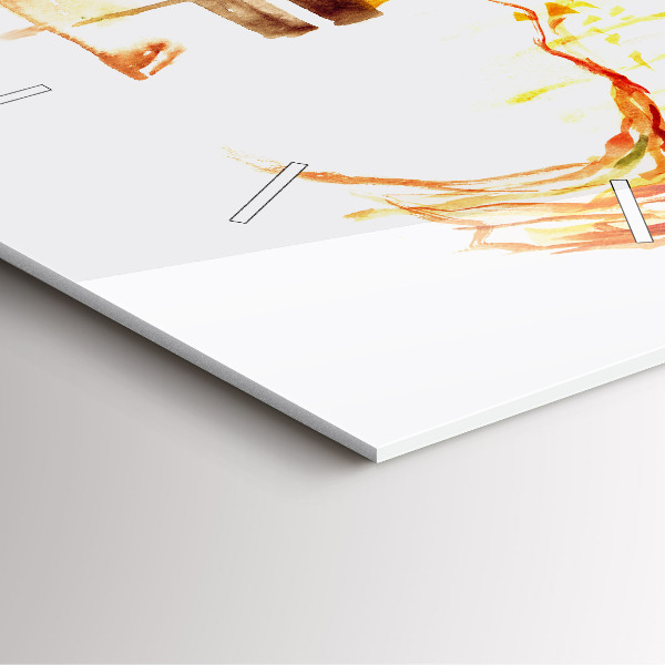 Orologio quadrato Paesaggio autunnale