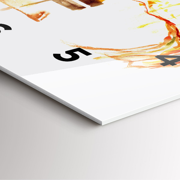 Orologio quadrato Paesaggio autunnale