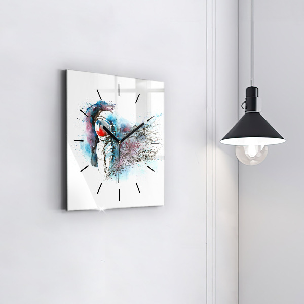 Orologio quadrato Astrazione astronauta