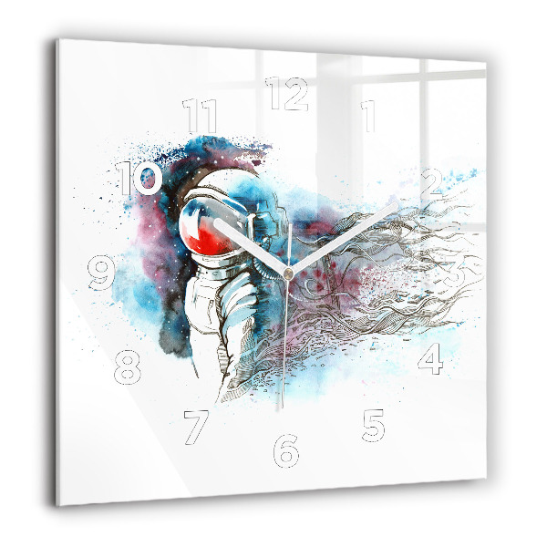 Orologio quadrato Astrazione astronauta