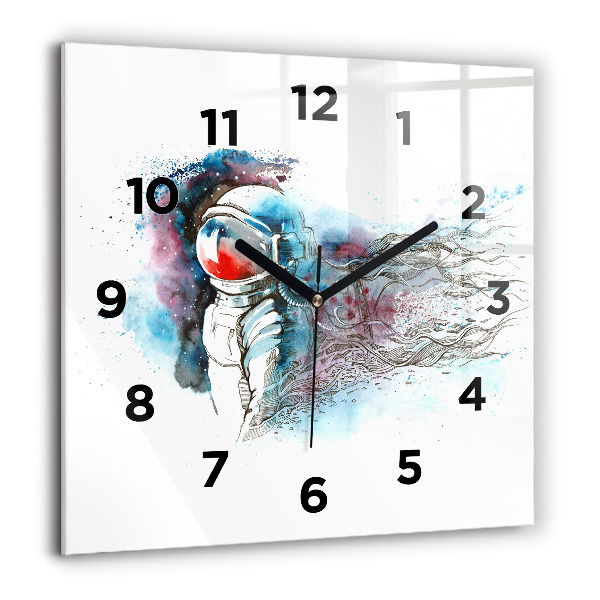 Orologio quadrato Astrazione astronauta