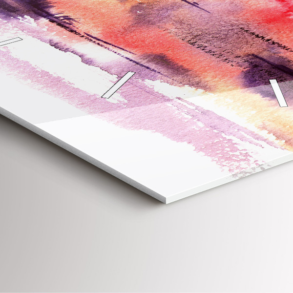 Orologio quadrato Paesaggio tropicale