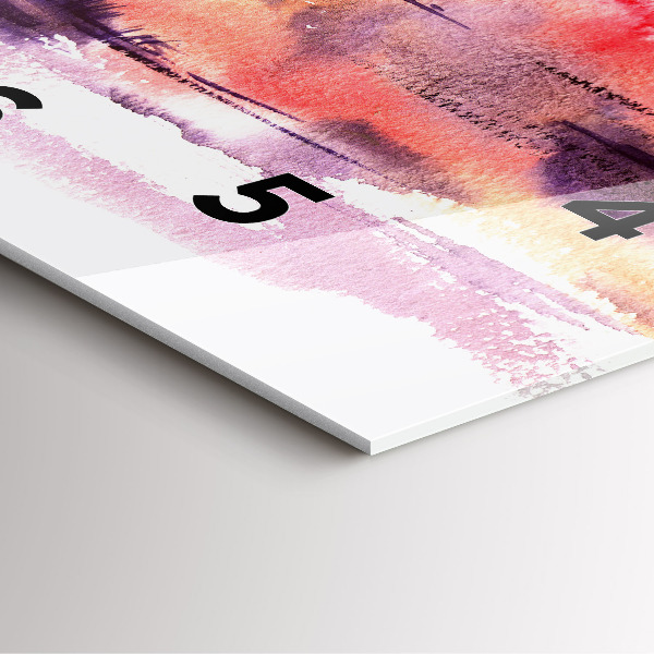 Orologio quadrato Paesaggio tropicale