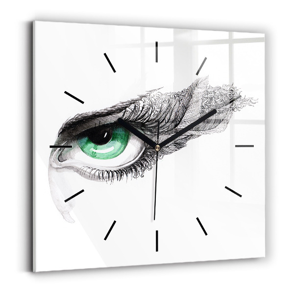 Orologio quadrato Astrazione dell'occhio umano