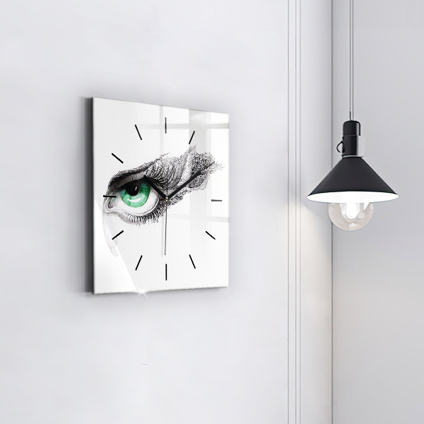 Orologio quadrato Astrazione dell'occhio umano