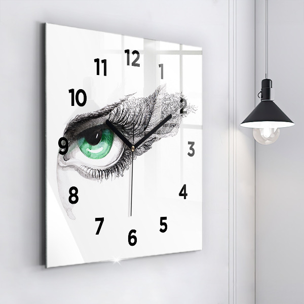 Orologio quadrato Astrazione dell'occhio umano