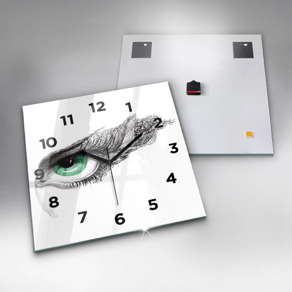 Orologio quadrato Astrazione dell'occhio umano
