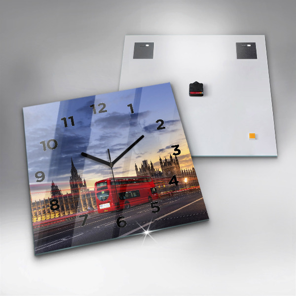 Orologio quadrato Autobus rosso di Londra