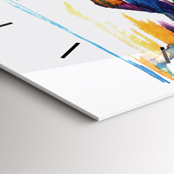 Orologio quadrato Illustrazione del corridore