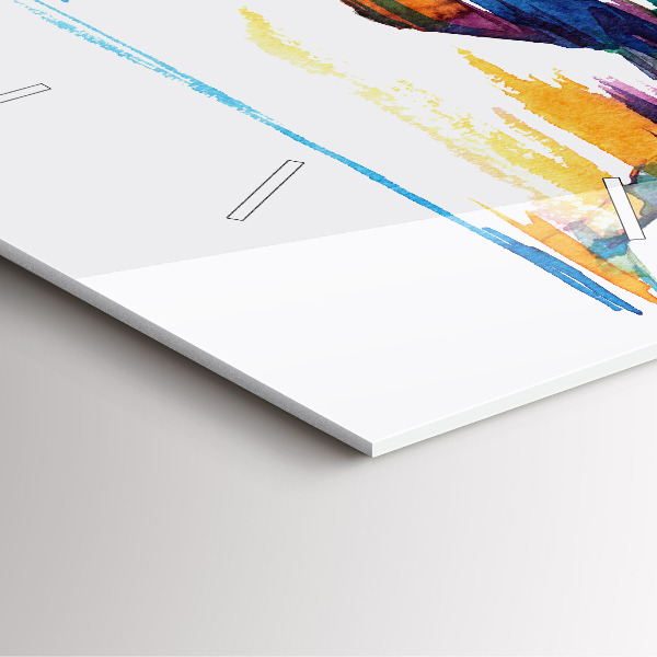 Orologio quadrato Illustrazione del corridore