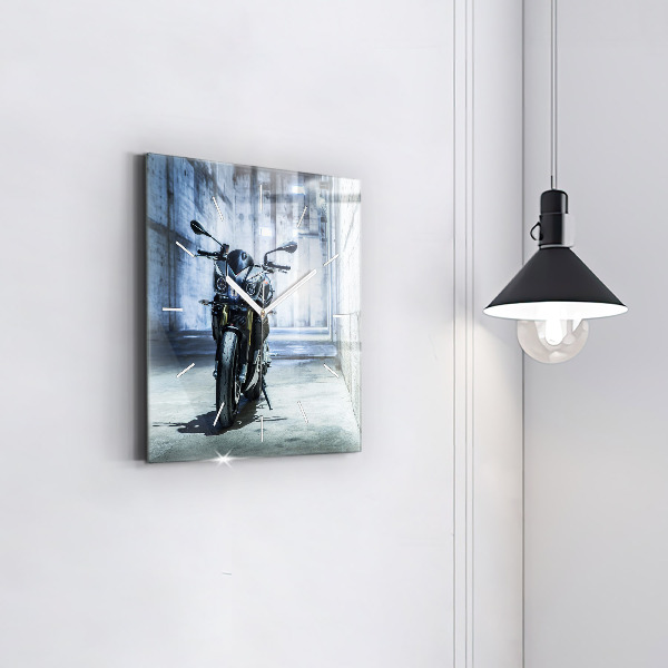 Orologio quadrato Motocicletta nel vicolo