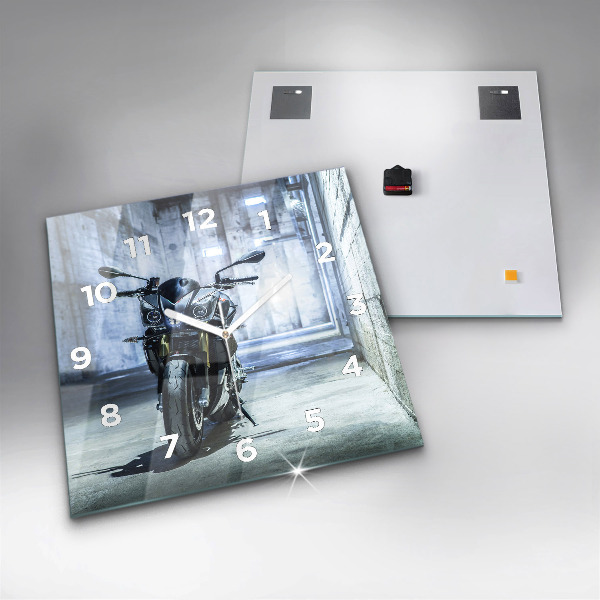 Orologio quadrato Motocicletta nel vicolo