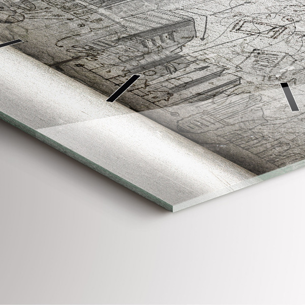 Orologio quadrato Schizzo della città