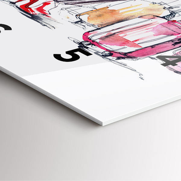 Orologio quadrato Donna con valigie