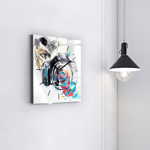 Orologio quadrato Fotografa donna