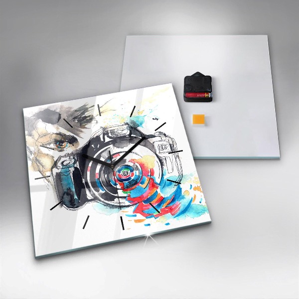 Orologio quadrato Fotografa donna