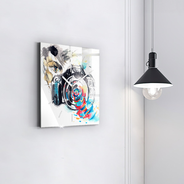 Orologio quadrato Fotografa donna