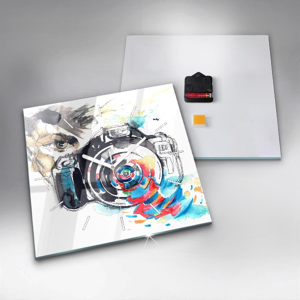 Orologio quadrato Fotografa donna