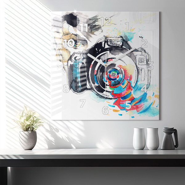 Orologio quadrato Fotografa donna