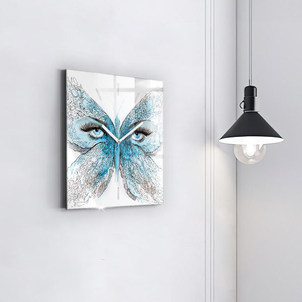 Orologio quadrato Faccia di farfalla