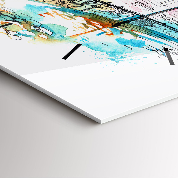 Orologio quadrato Architettura dipinta