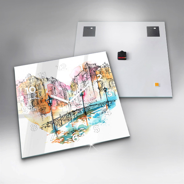 Orologio quadrato Architettura dipinta