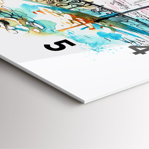 Orologio quadrato Architettura dipinta