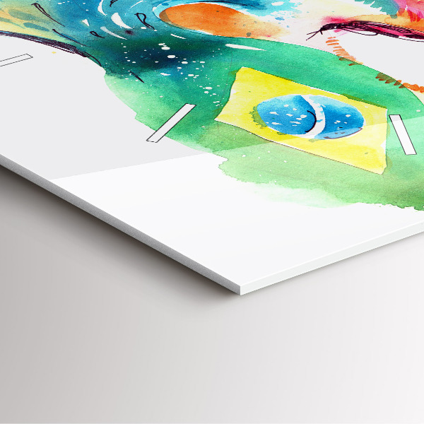 Orologio quadrato Cultura - Bandiera brasiliana