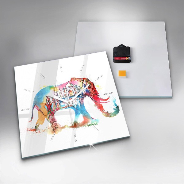 Orologio quadrato Cultura indiana