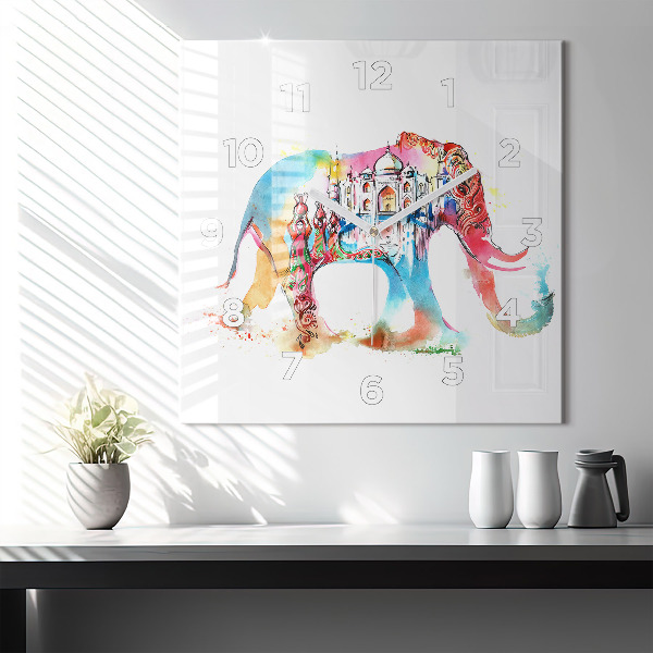 Orologio quadrato Cultura indiana