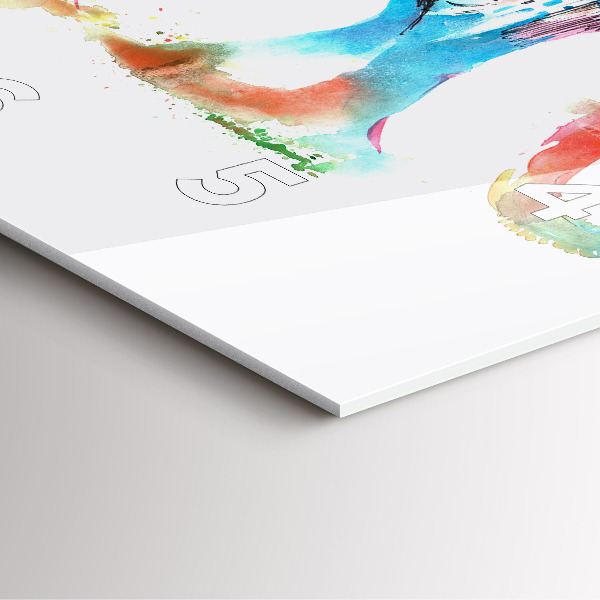 Orologio quadrato Cultura indiana