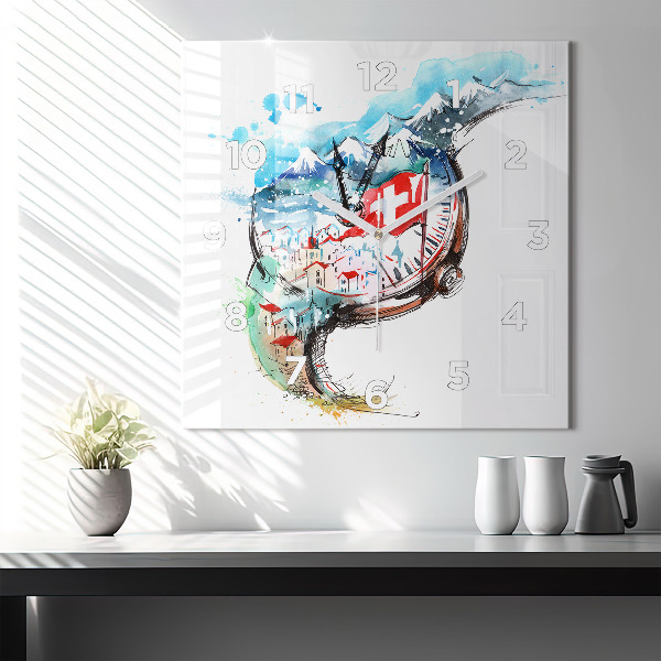 Orologio quadrato Orologio svizzero