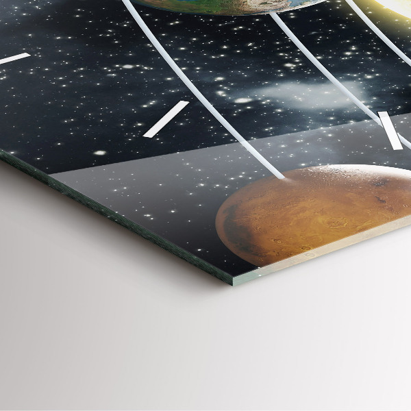 Orologio quadrato Il sistema solare