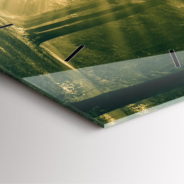 Orologio quadrato Foresta dei raggi del sole