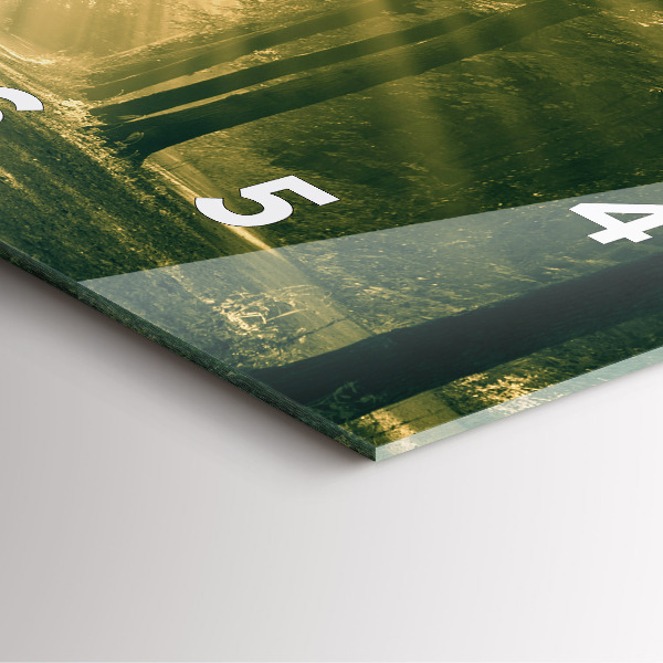 Orologio quadrato Foresta dei raggi del sole