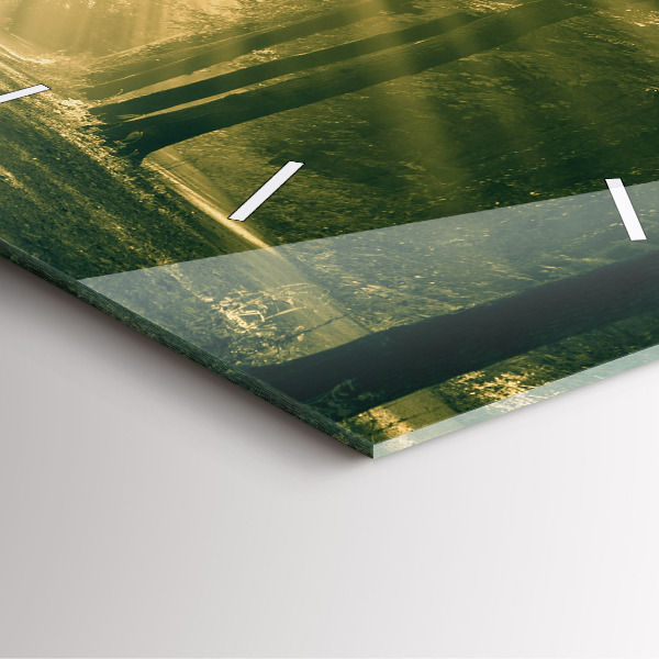 Orologio quadrato Foresta dei raggi del sole