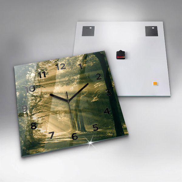 Orologio quadrato Foresta dei raggi del sole
