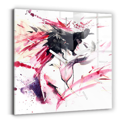 Orologio quadrato Astrazione degli amanti