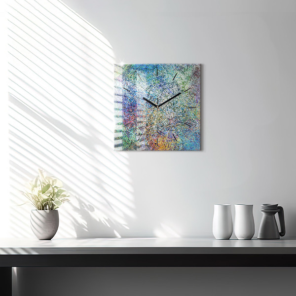 Orologio quadrato Astrazione - Emozioni