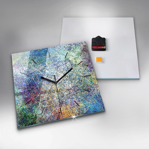 Orologio quadrato Astrazione - Emozioni