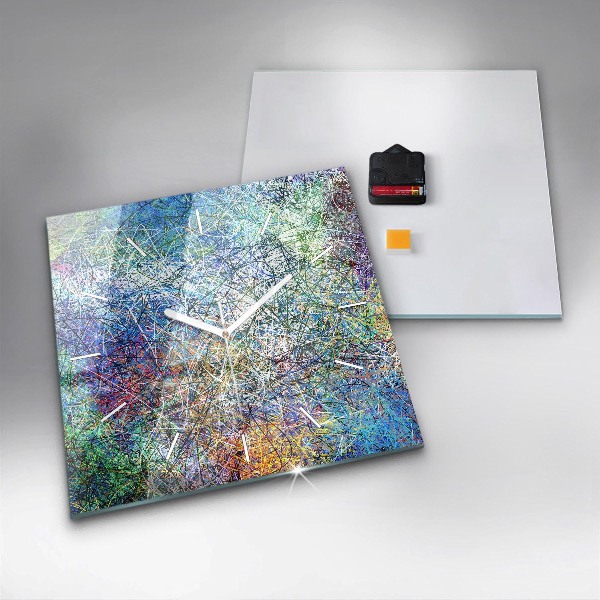 Orologio quadrato Astrazione - Emozioni