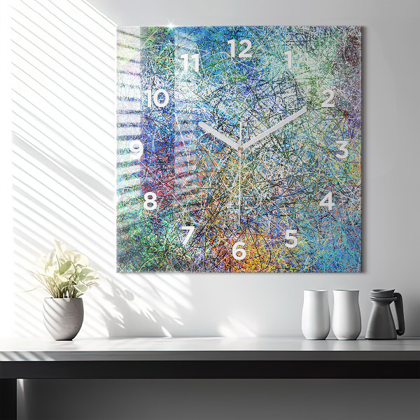 Orologio quadrato Astrazione - Emozioni
