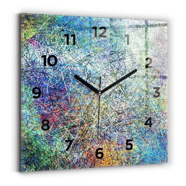 Orologio quadrato Astrazione - Emozioni