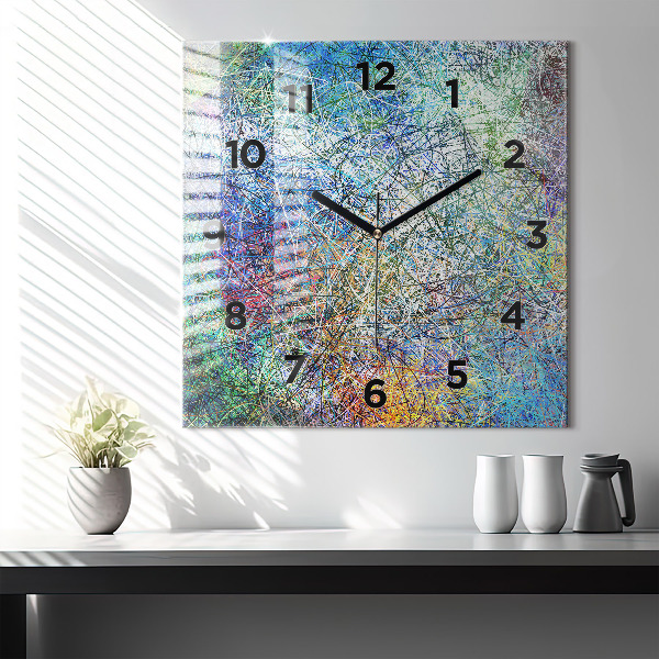 Orologio quadrato Astrazione - Emozioni