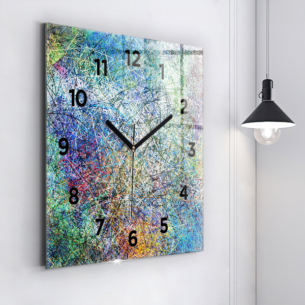 Orologio quadrato Astrazione - Emozioni