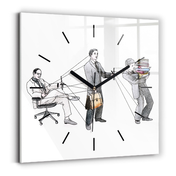 Orologio quadrato Persone burattinaie
