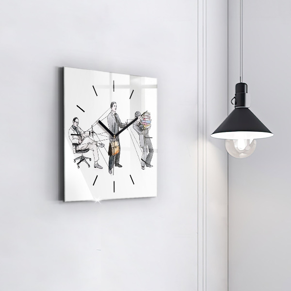 Orologio quadrato Persone burattinaie