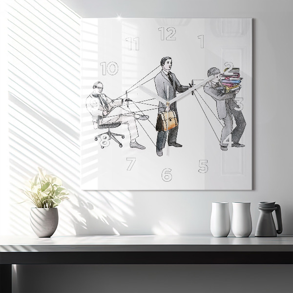 Orologio quadrato Persone burattinaie