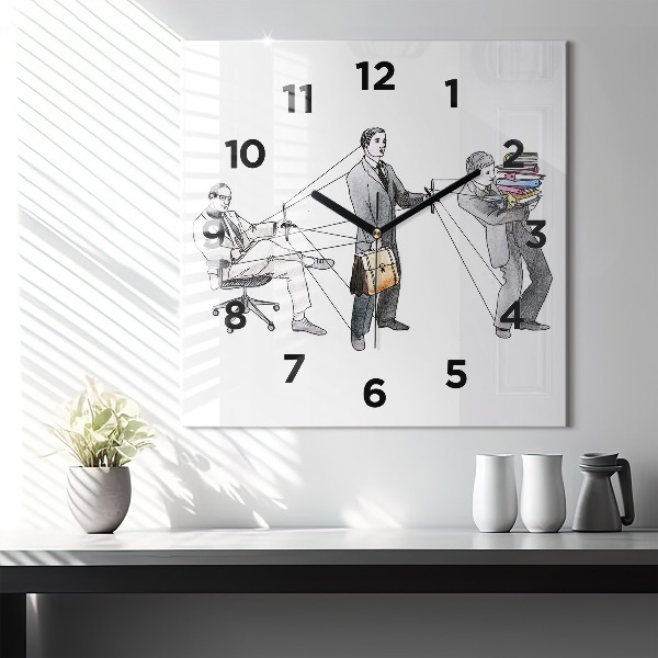 Orologio quadrato Persone burattinaie